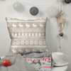 REINDEERS PAT. 2 / ACID WASH BEIGE - looped knit fabric