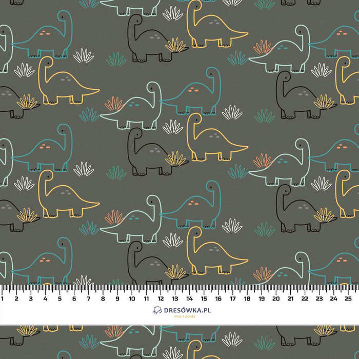 DINO CONTOUR- Single Jersey mit Elastan