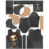 UNISEX HOODIE (HYDRA) - VOODOO DOLL - sewing set (122/128)