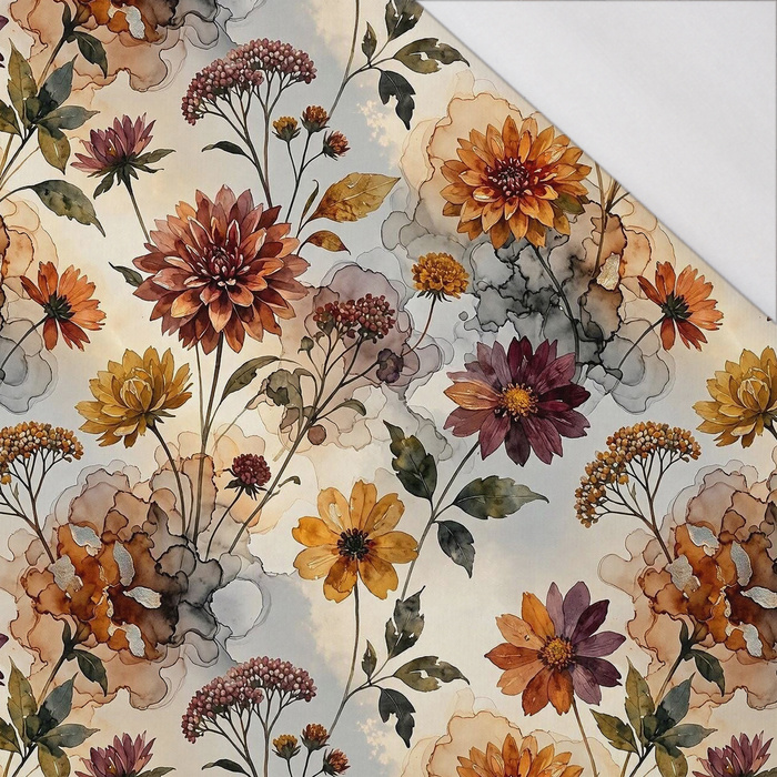 AUTUMN FLOWERS WZ. 27 - single jersey