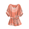BLUZKA TYPU KIMONO - MANDALA WZ. 8 - zestaw do uszycia XXL-XXXL