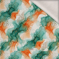 ALCOHOL INK WZ. 21 - Wintersweat angeraut mit Elastan ITY