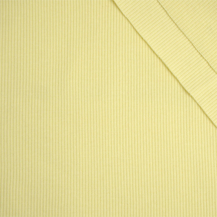 D-173 BUTTER YELLOW - Ribbed knit fabric