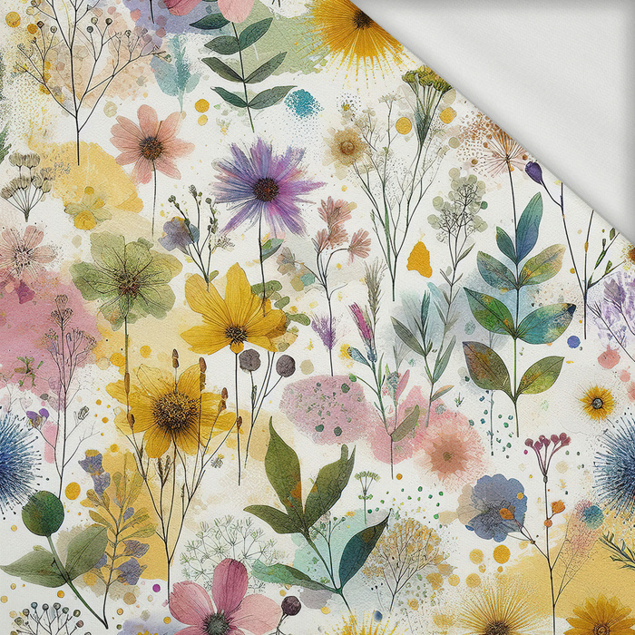 FLORAL REVERIE WZ. 4 - dresówka pętelkowa
