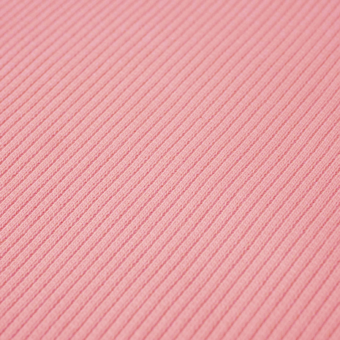 Rib Jersey fabric Unicolour - Apricot (D-203)