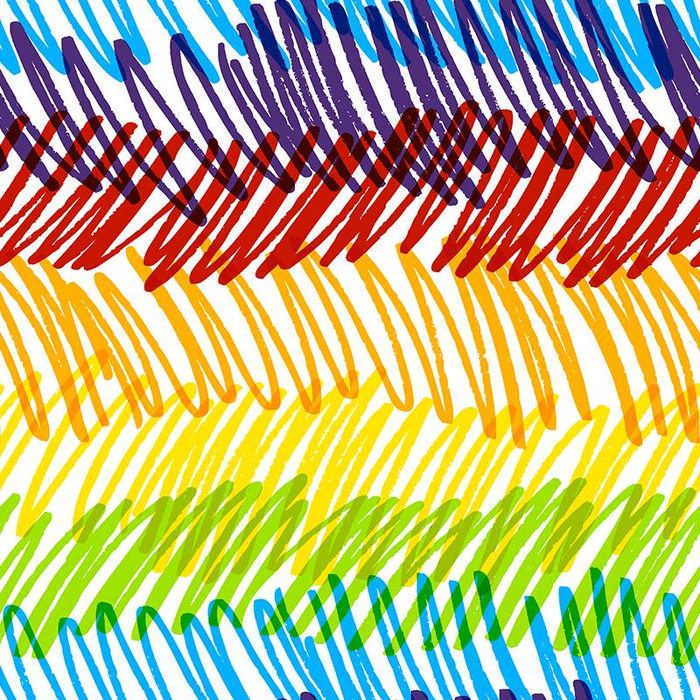 SCRIBBLE - single jersey with elastane TE210