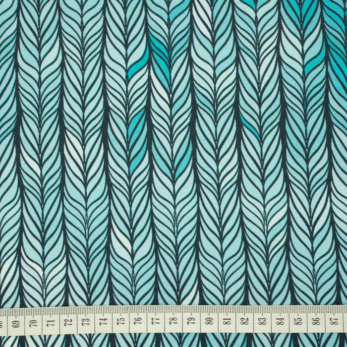 BRAID / sea blue - looped knit 