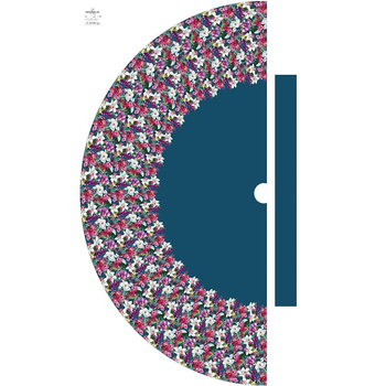 EXOTIC ORCHIDS PAT. 1 - skirt panel "MAXI"