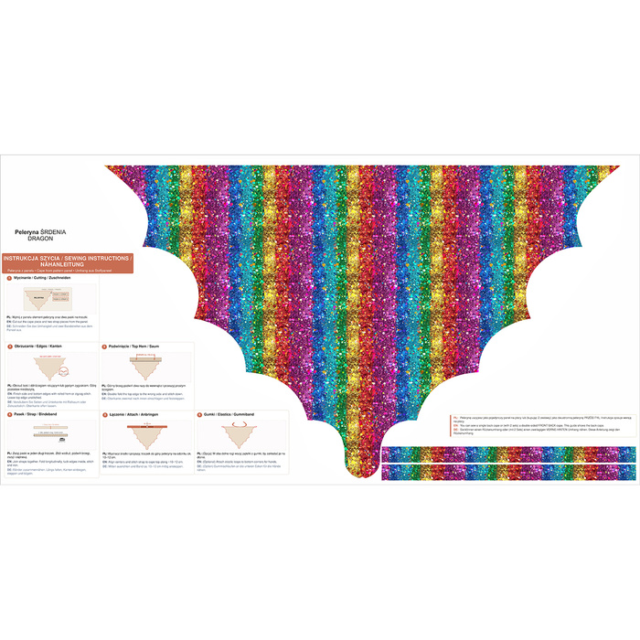 PELERYNA - HOLOGRAPHIC RAINBOW wz. 1 - M