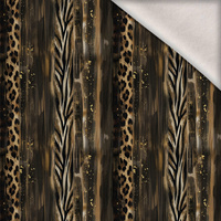 ANIMAL PATTERN WZ. 9 - teplákovina počesaná s elastanem ITY
