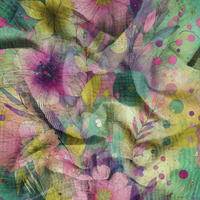 FLORAL REVERIE WZ. 11 - Muślin bawełniany