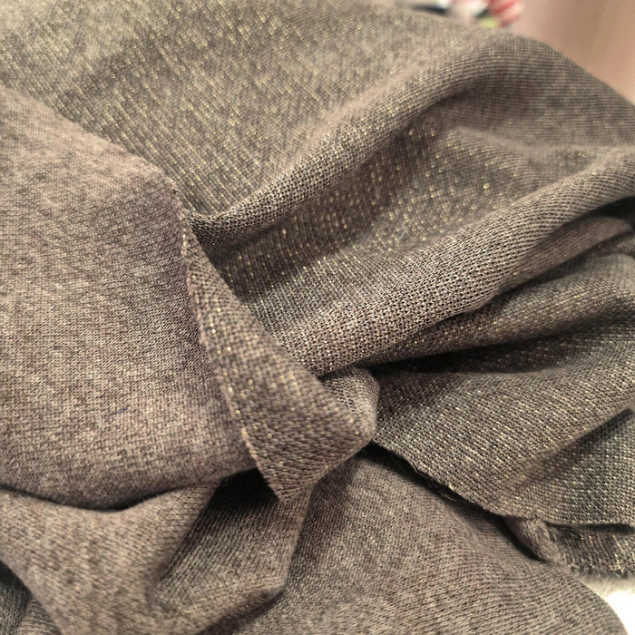 Viscose Emery sweater knit. - GREIGE