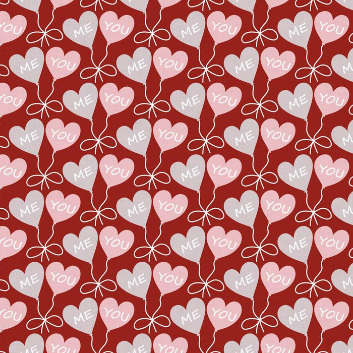 HERZEN (LUFTBALONS) / rot (VALENTINES HERZEN)