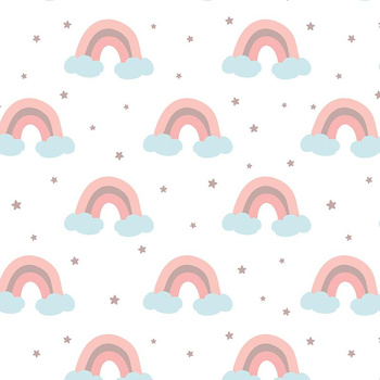 SCHLAFENDE WOLKEN (PASTELL - HIMMEL) / lachs