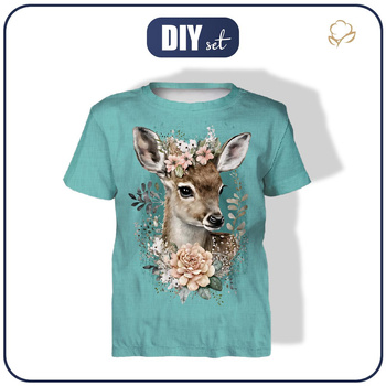 T-SHIRT DZIECIĘCY - BABY DEER - zestaw do uszycia