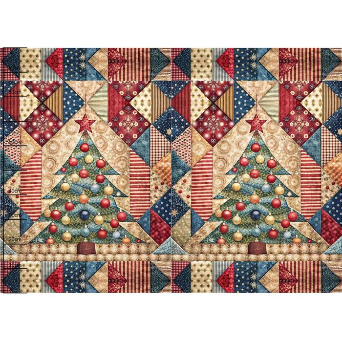 BATIK WZ. 4 - panel 71cm x 100cm/ 2szt. - single jersey 