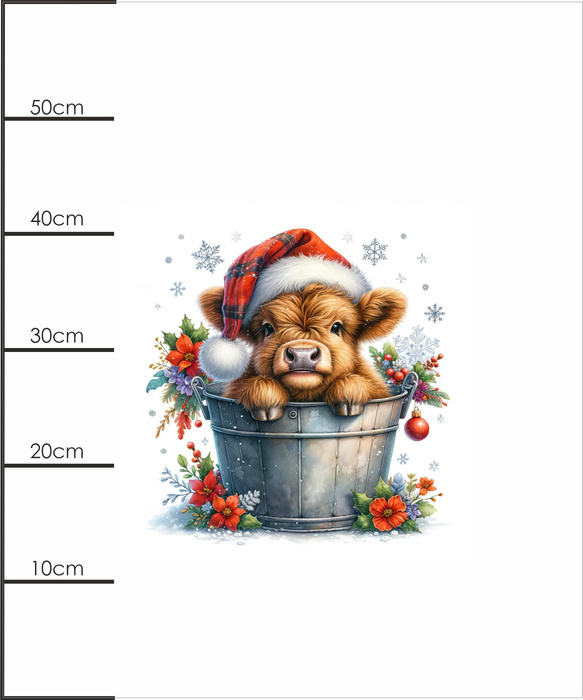 Christmas animal wz. 2 - panel (60cm x 50cm) SINGLE JERSEY
