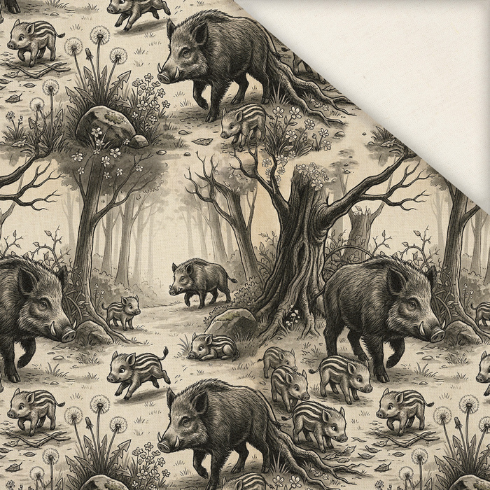 WILD BOAR WZ. 2 - Linen 100%