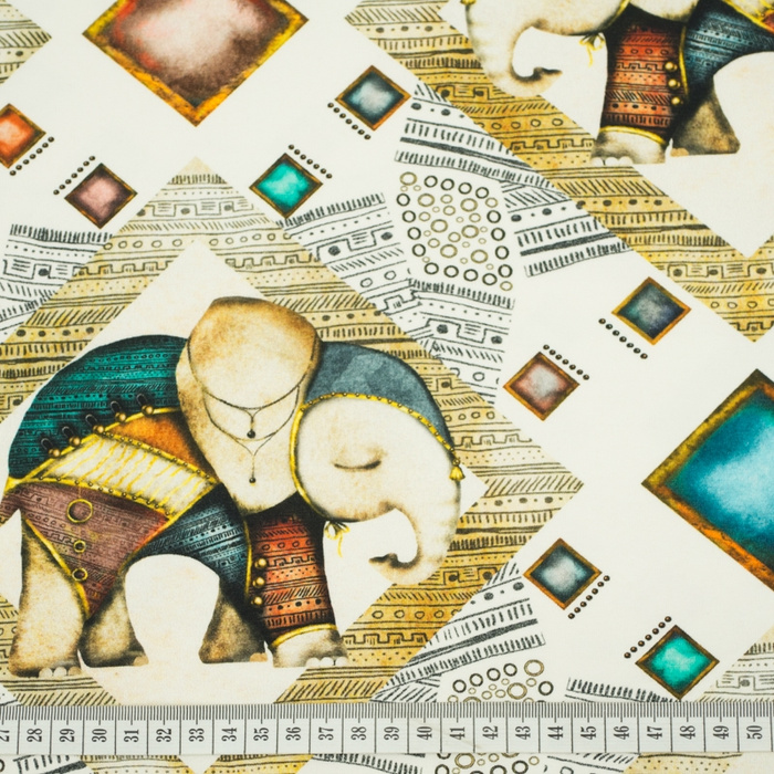 INDIE CHARME / gold - Viskose-Jersey WE210