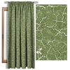 VERBRANNTE ERDE (weiß) / ACID WASH (olive) - Baumwoll Webware