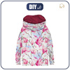 BLUZA DAMSKA (FURIA) NIETOPERZ Z KOMINEM - MAGNOLIE - dzianina pętelkowa XXXL