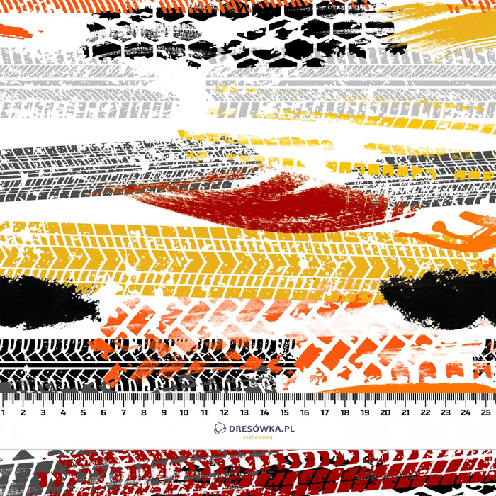 TIRE MARKS PAT. 2 - looped knit fabric