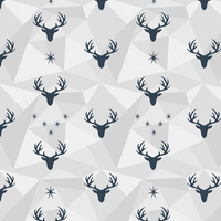 JELENI (adventure) / šedá - tkanina HOME DECOR PREMIUM