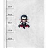 DRACULA CUTE HALLOWEEN WZ. 1 - panel (60cm x 50cm) teplákovina