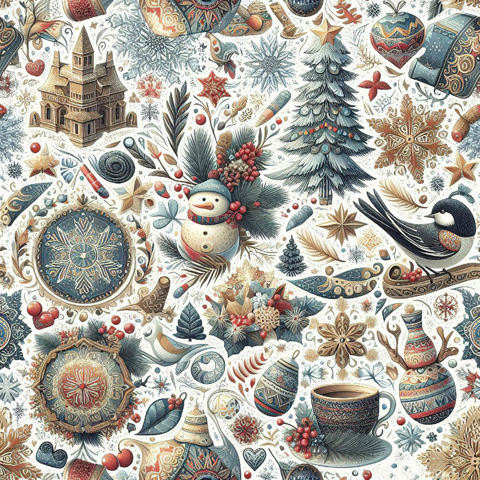 Vintage Christmas wz.22 - teplakovina