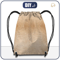 GYM BAG - LEATHER PATTERN PAT.20 - sewing set