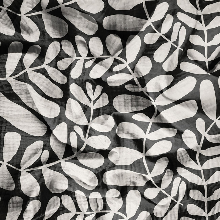 LEAVES WZ. 3 - Mušelín bavlněný