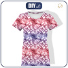 DAMEN T-SHIRT - BATIK Ms. 1 / violett- rosa - Single Jersey XL
