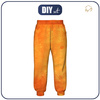 JOGGERY DZIECIĘCE (ROBIN) - ORANGE - zestaw do uszycia (122/128)
