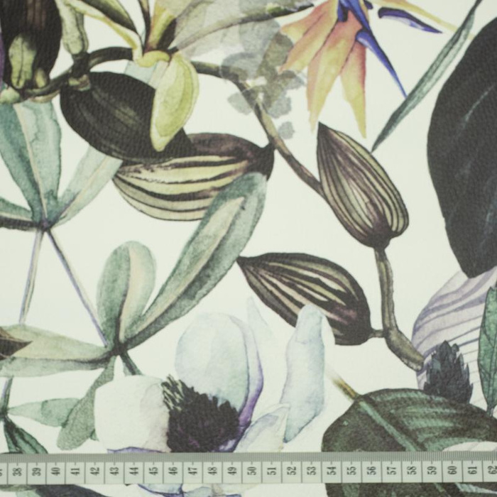 PARADIESBLUMEN (46 cm x 50 cm) - dickes geprägtes Kunstleder