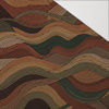 RETRO GEOMETRIC WZ. 22 - Hydrofobní česaná teplákovina