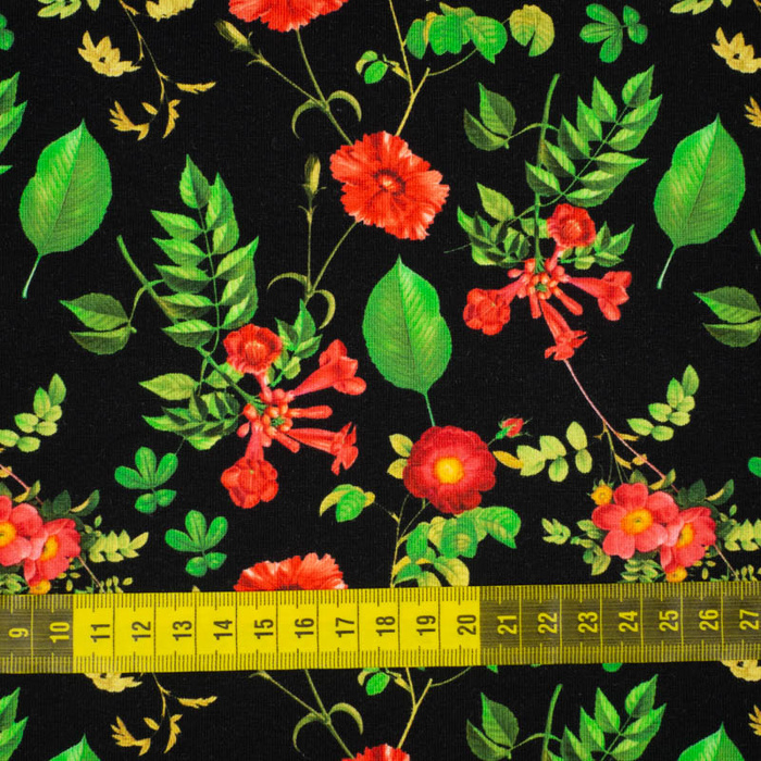 MINI RED GARDEN (PARADISE GARDEN) - single jersey 