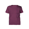 DIY Set – Kids' T-Shirt from RIB JERSEY Cotton Knit - BURGUNDY (86)
