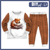 KINDERPYJAMAS "MIKI" - SLEEPING DOG - Nähset (110/116)