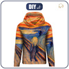 CLASSIC DAMEN HOODIE (POLA) - DER SCHREI (Edvard Munch) - Nähset