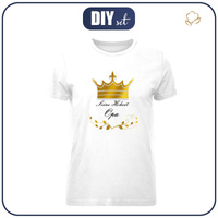 HERREN T-SHIRT - Seine Hoheit Opa / Krone - Single Jersey XL