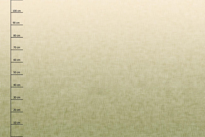OMBRE / ACID WASH - jasny zielony (waniliowy) - panel, dzianina pętelkowa