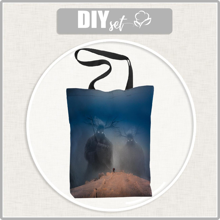 SHOPPERKA - POGŁOS - tkanina wodoodporna - zestaw do uszycia