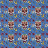 TOTENKÖPFE Ms. 2 / blau (DIA DE LOS MUERTOS) - Softshell