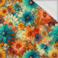 FLOWERS PAPAYA ORANGE WZ. 6 - Sommersweat