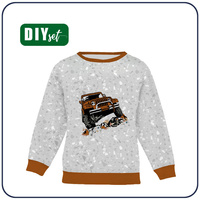 DZIECIĘCA BLUZA (NOE) - JEEP / LASTRYKO - dzianina pętelkowa (110/116)