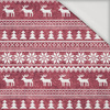 REINDEERS PAT. 2 / ACID WASH MAROON - Viscose jersey