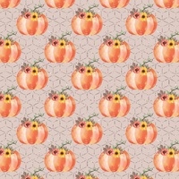 PUMPKINS pat. 7 / beige (FOXES AND PUMPKINS)