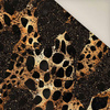50CM Black & Gold Glamour wz.2- Upholstery velour