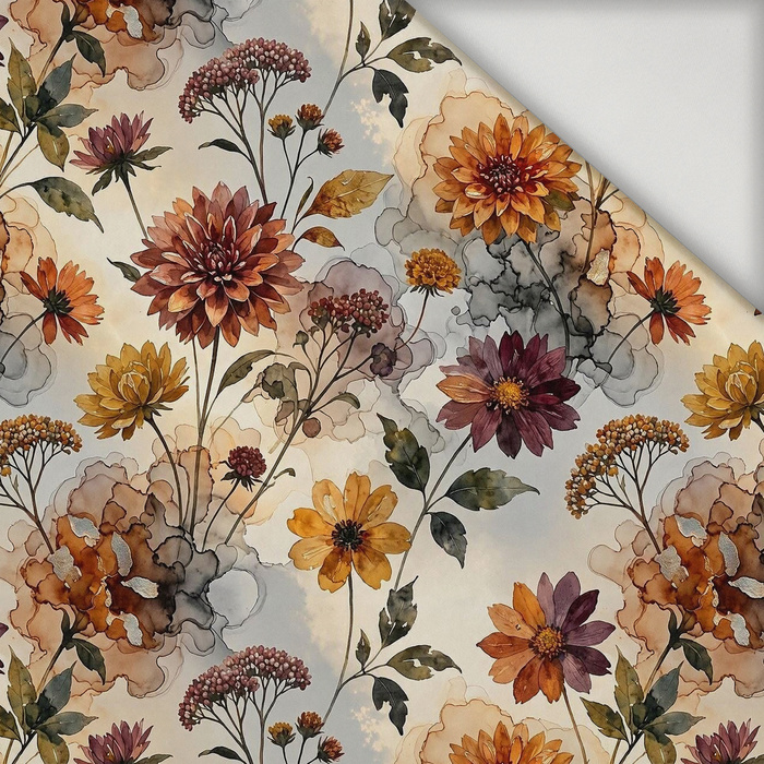 AUTUMN FLOWERS WZ. 27 - Lycra 300g