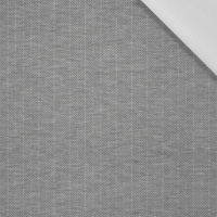 HERRINGBONE / NIGHT CALL / grey - viscose woven fabric